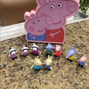 Peppa Pig Playset with Colorful Characters